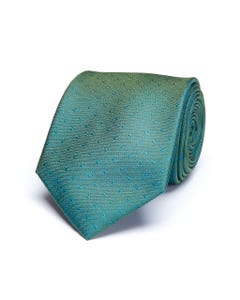 Cravatta tinta unita verde 100% seta_0