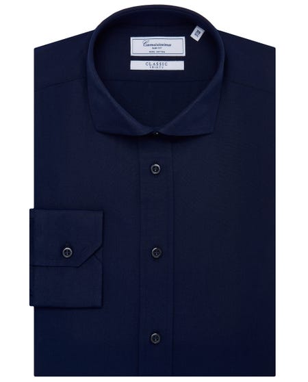 Camicia classic blu francese_0