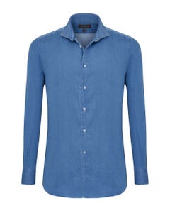 Camicia trendy light blue, regular francese