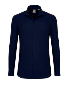 Camicia trendy blue navy francese_0