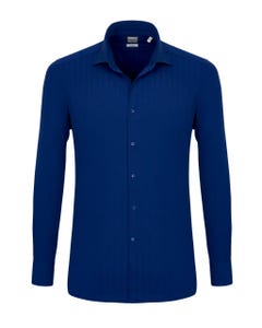 Camicia trendy blue rigata francese_0