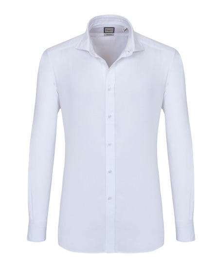 Camicia trendy bianca francese_0