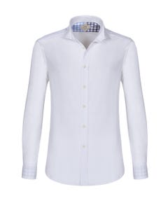 Camicia trendy luxury vintage bianca, extra slim francese_0