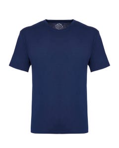 T-shirt basica blu_0